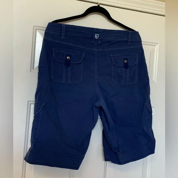 KUHL Women's Cargo Shorts Navy Hiking Outdoor Bermuda 🌴